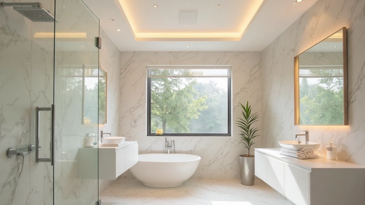 sufit łazienka inspiracje