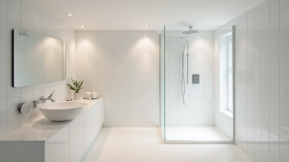 Sufit podwieszany w małej łazience