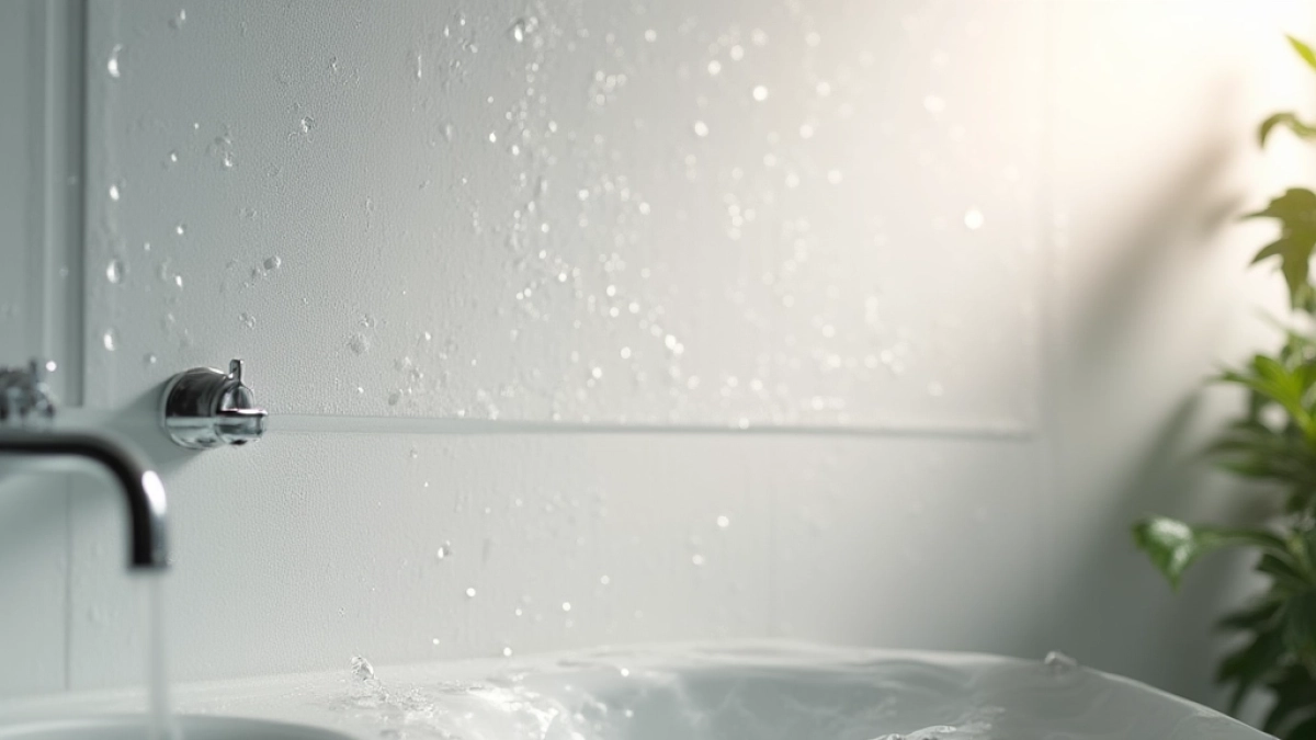 Tapeta z włókna szklanego do łazienki