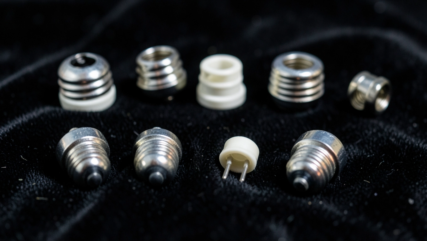 Trzonki halogenowych żarówek