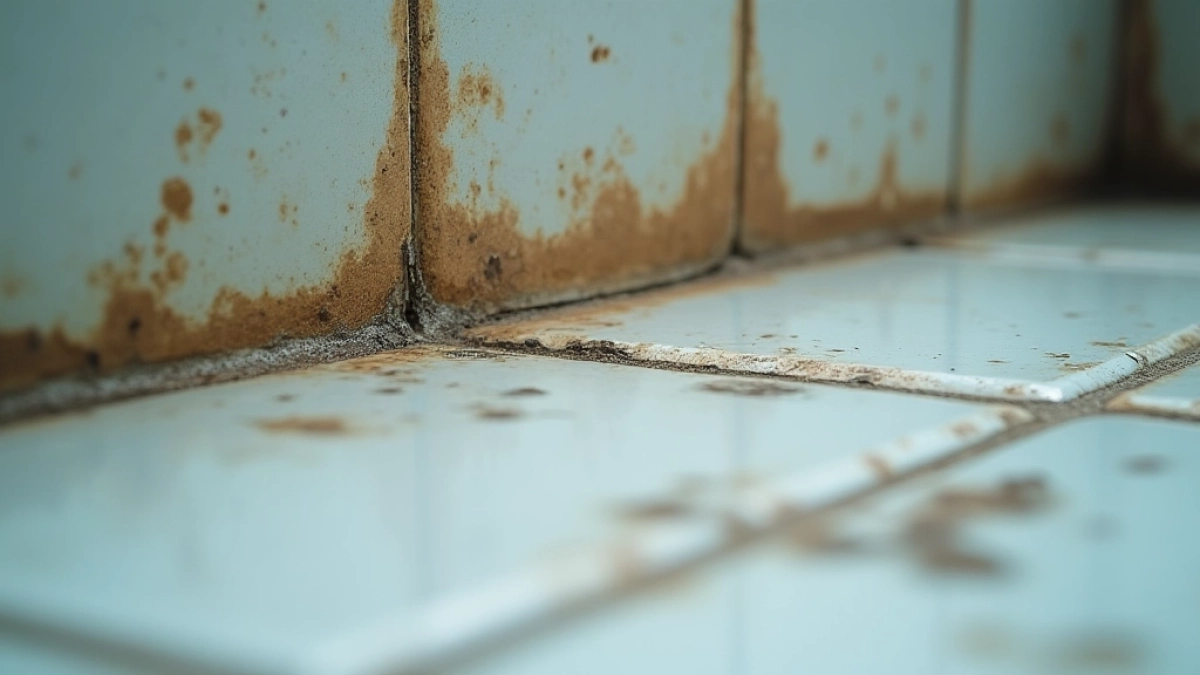 Woda pod płytkami w łazience