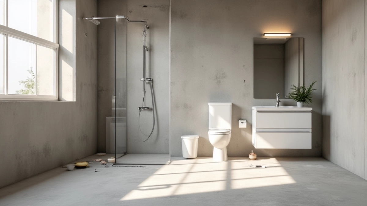 Wykończenie łazienki stan deweloperski krok po kroku