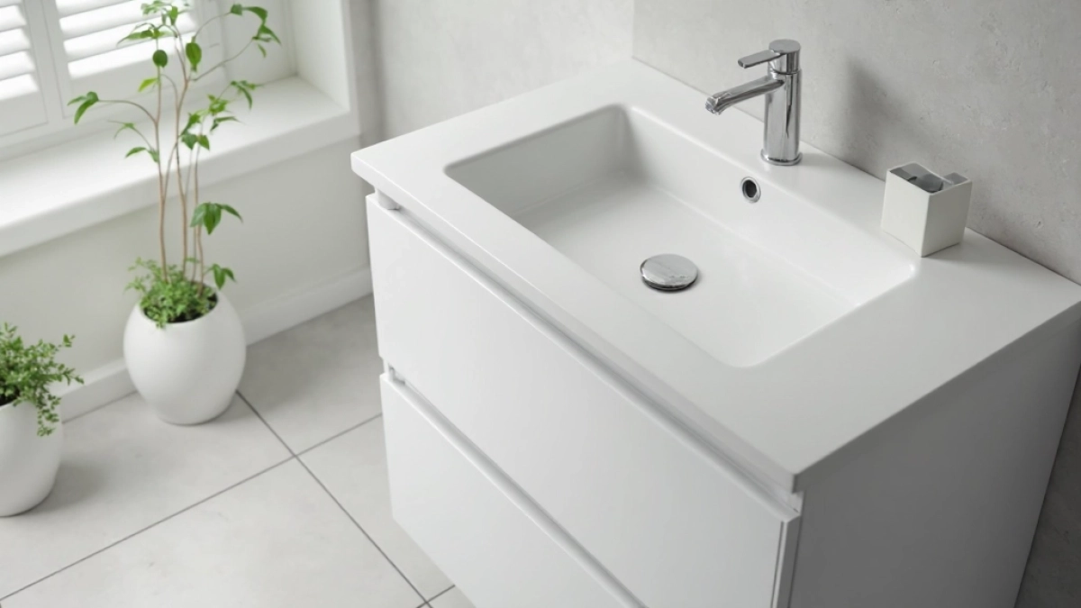 wysokość szafki łazienkowej z umywalką nablatową